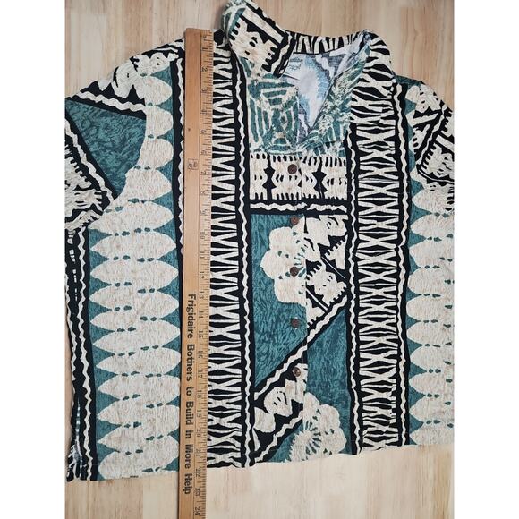 Hilo Hattie Hawaiian Shirt Adult XL Made In Hawaii READ - Picture 4 of 6